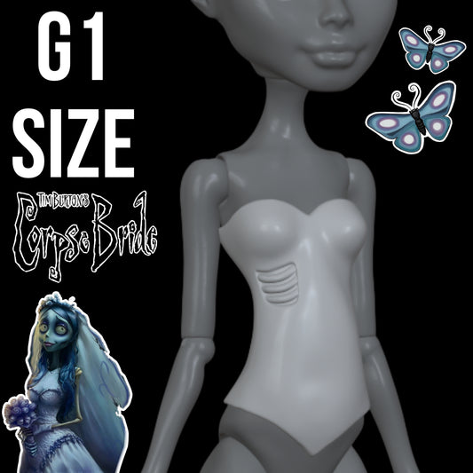 Skullector Corpse Bride Emily DIY Corset Base