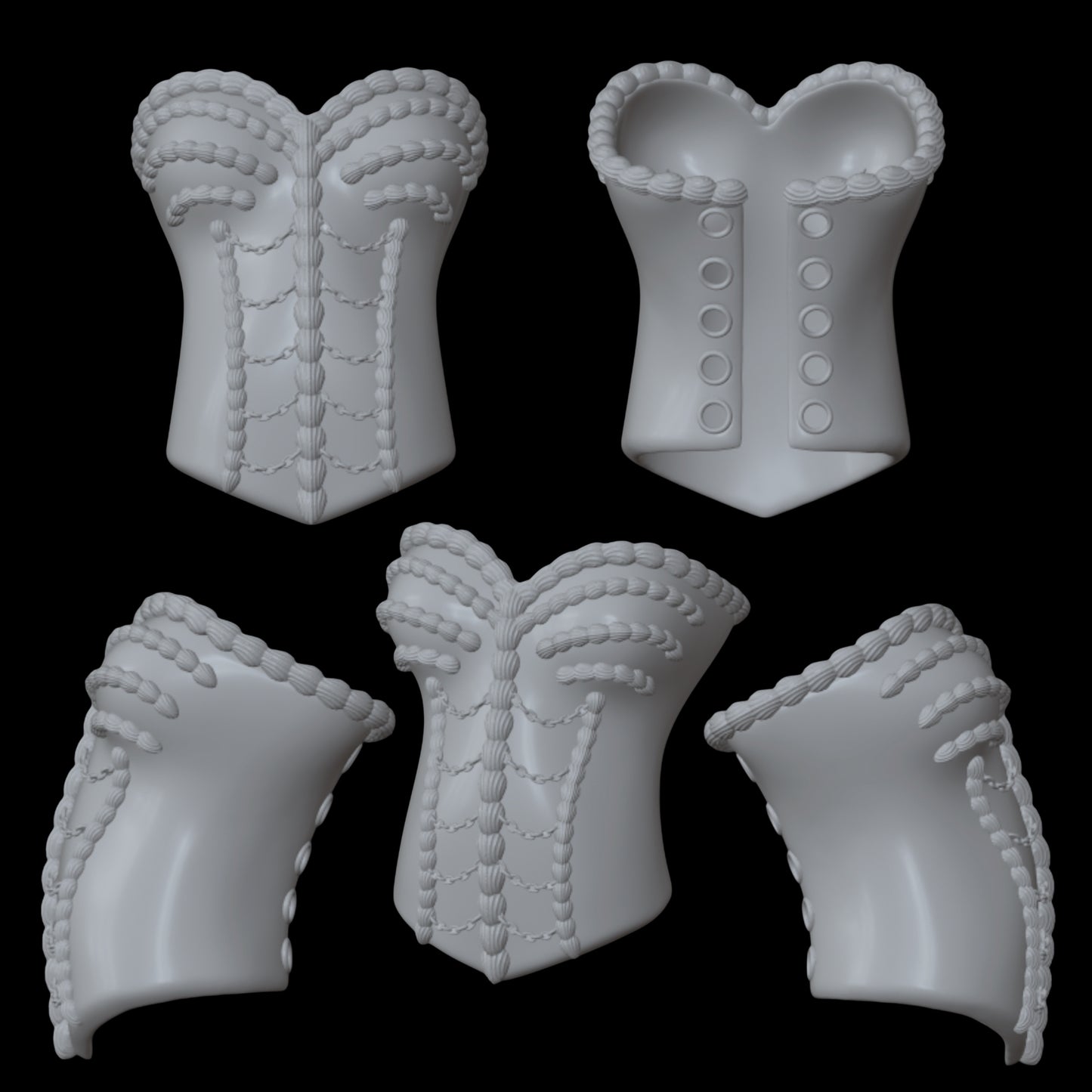 Luna Bones G1 Scary Sweet Birthday Iced Corset Style #1