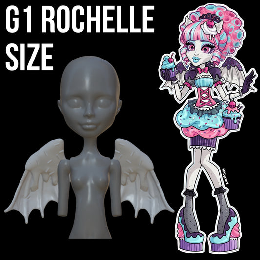 Sweet Screams Inspired Rochelle Goyle Frosted Wings