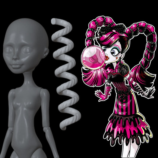 Sweet Screams Dracualura Hair Twists