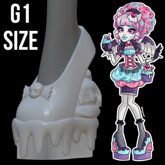 Sweet Screams Inspired Rochelle Goyle Cupcake Shoes