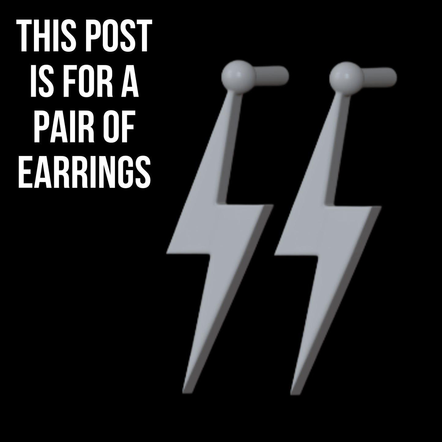 13 Wishes Shadow Frankie Stein Earrings