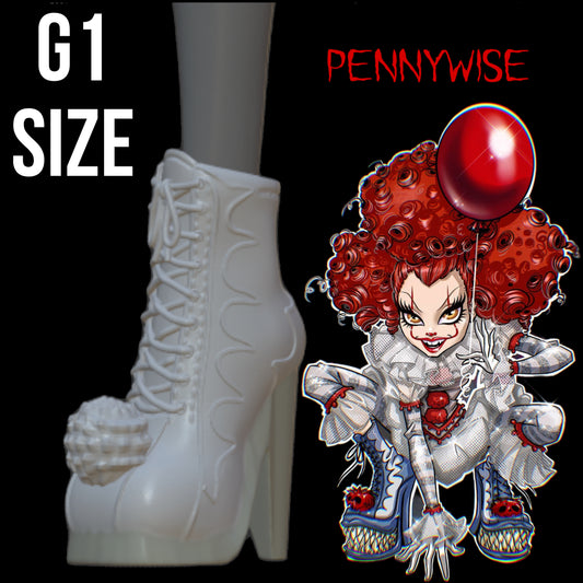 Skullector Pennywise Inspired Clown Shoes