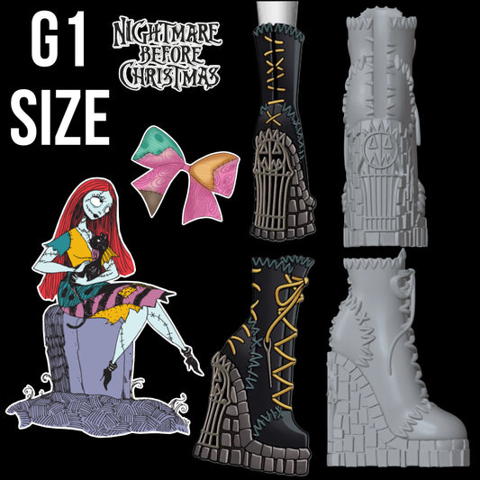 Skullector Nightmare Before Christmas Sally Inspired Gate Shoes