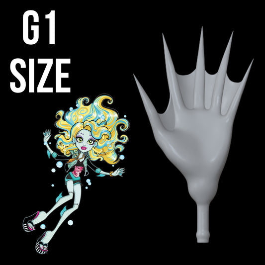 Pointed Webbed Hand Set