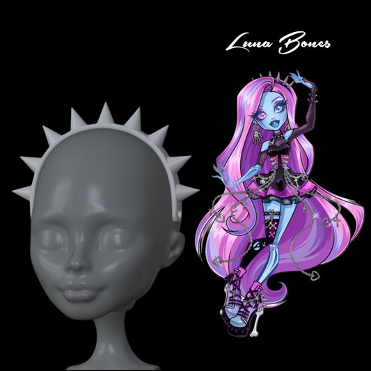 Luna Bones Spiked Headband Style #2