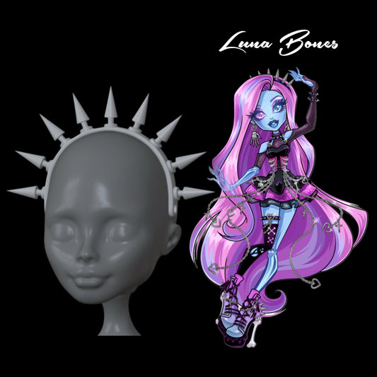 Luna Bones Spiked Headband Style #1