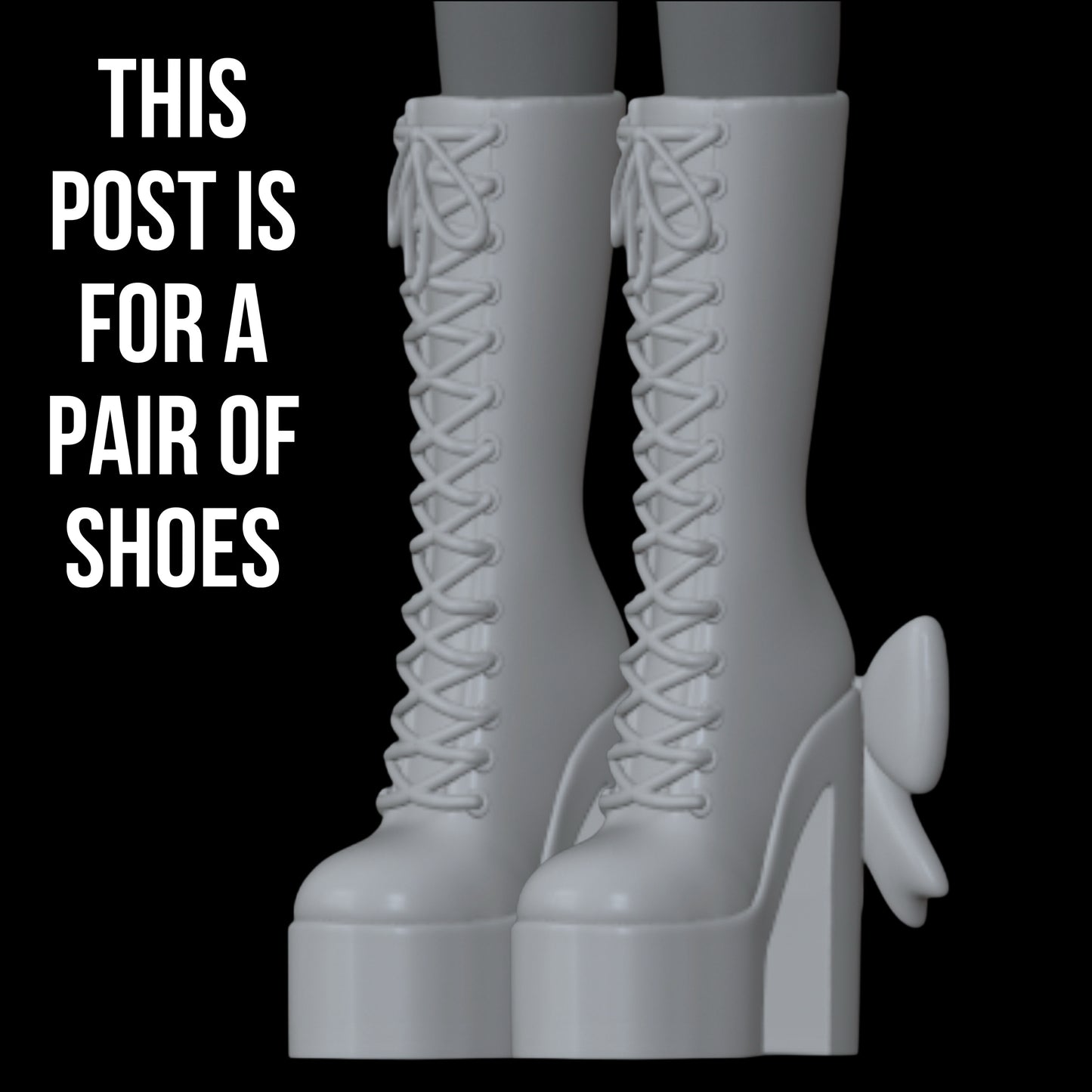 Bow Sneaker Boots
