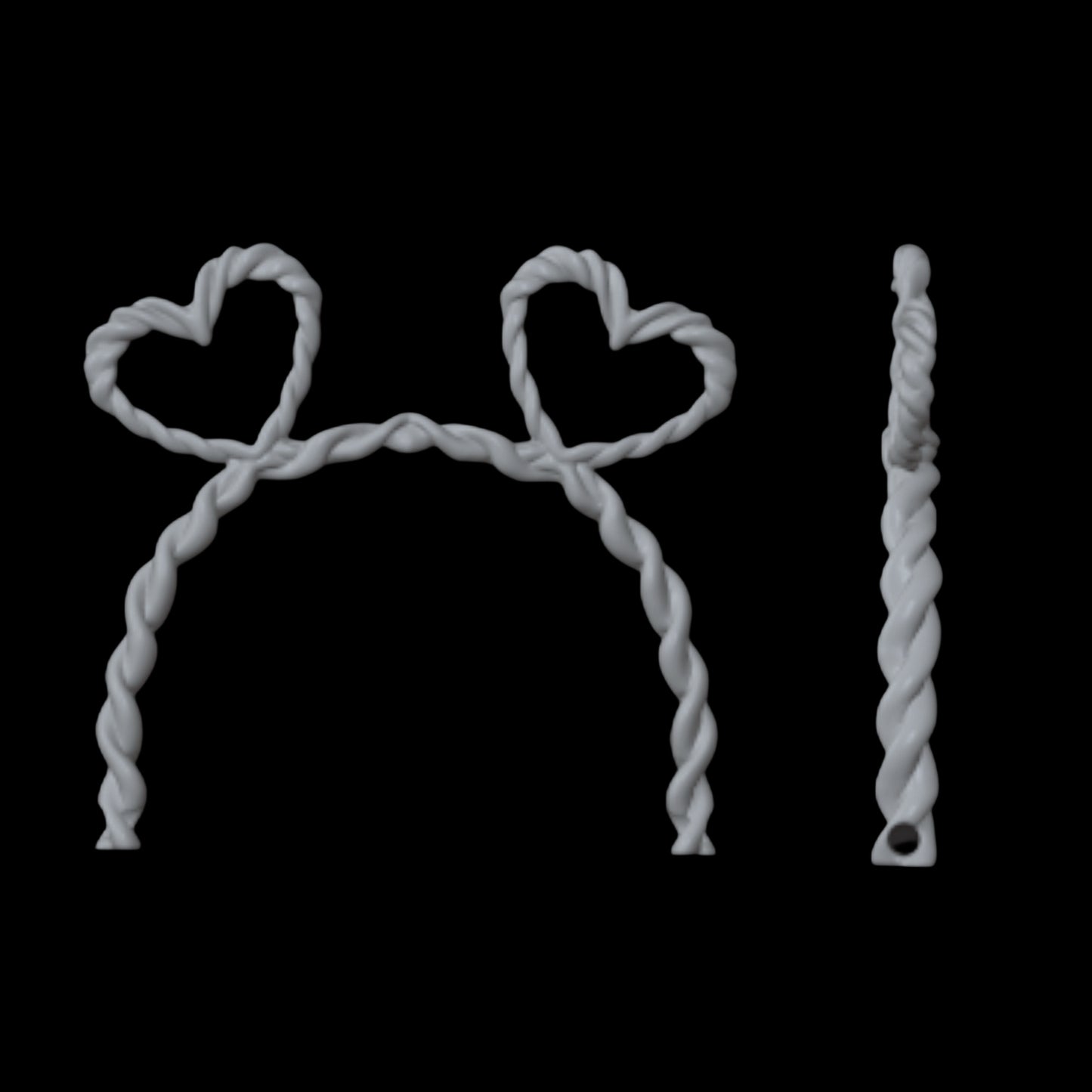 CA Cupid Double Heart Headband