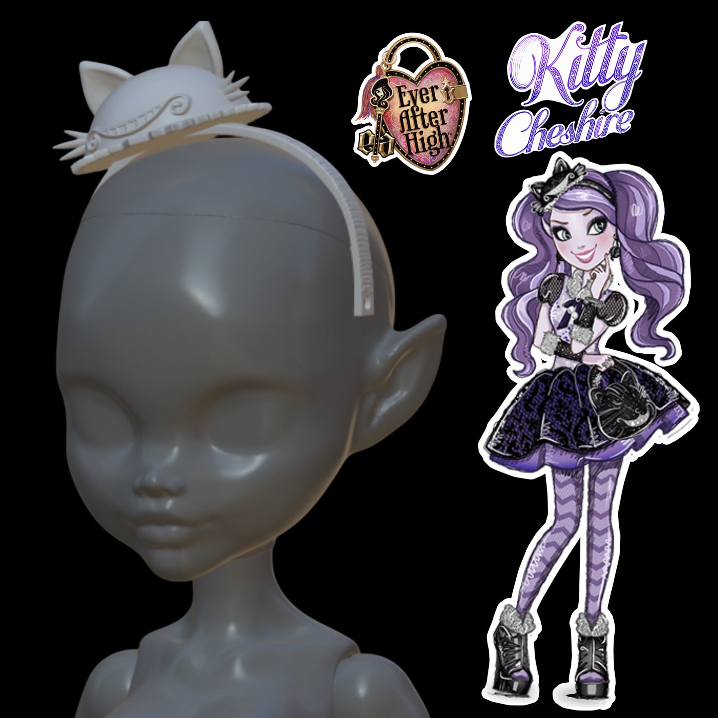 EAH Kitty Cheshire Headband