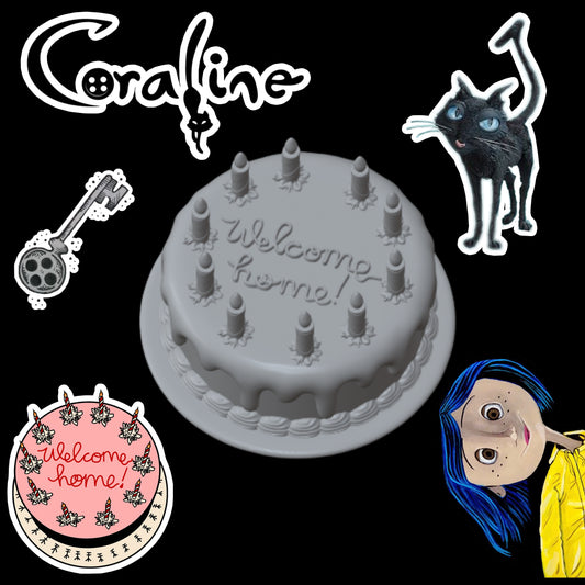 Skullector Inspired Coraline Cake Accessory