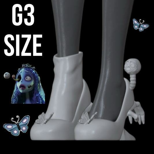 Skullector Corpse Bride Emily Inspired Shoes
