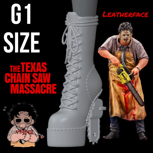 Skullector Inspired Leatherface Shoes