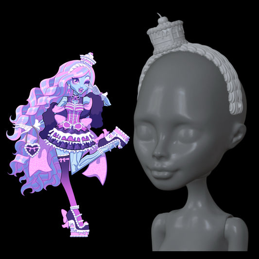 Luna Bones Scary Sweet Birthday Cake Headband