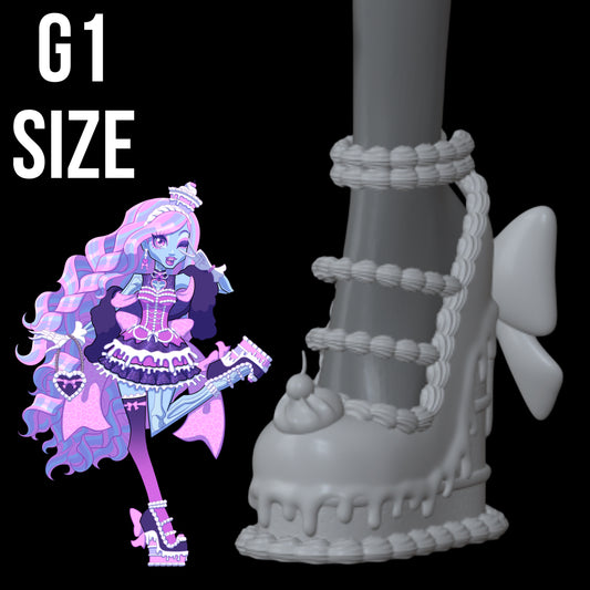 Luna Bones G1 Scary Sweet Birthday Melting Cake Shoes