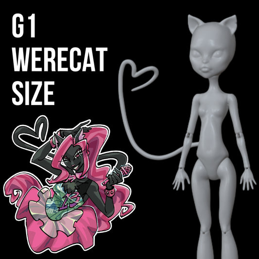 Heart Werecat Tail