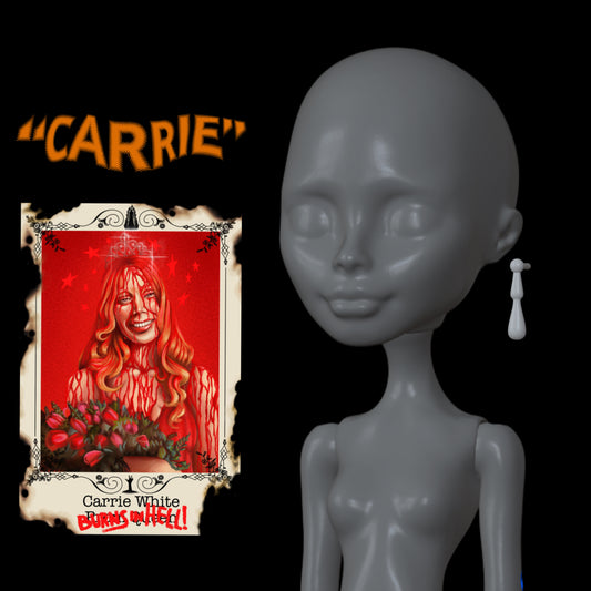 Skullector Inspired Carrie White Earrings Style #1