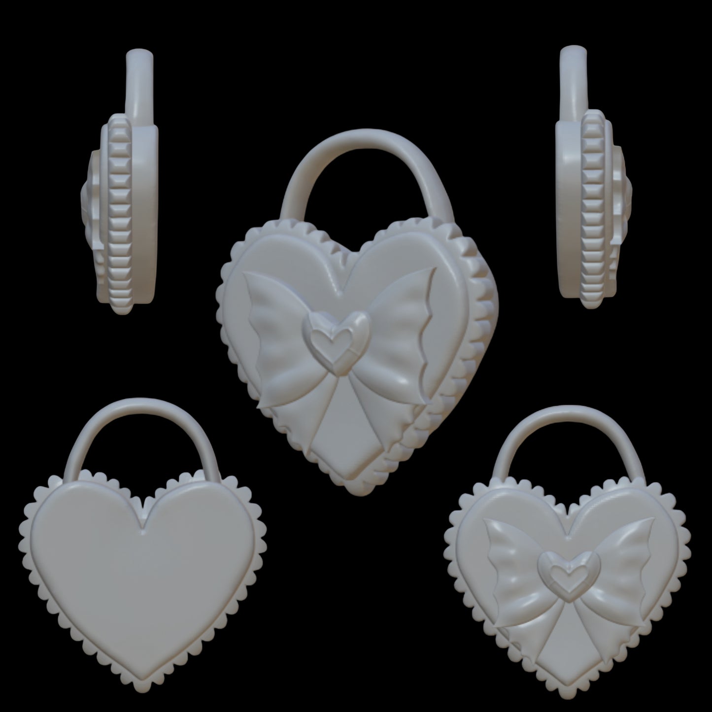 Heart Bow Purse