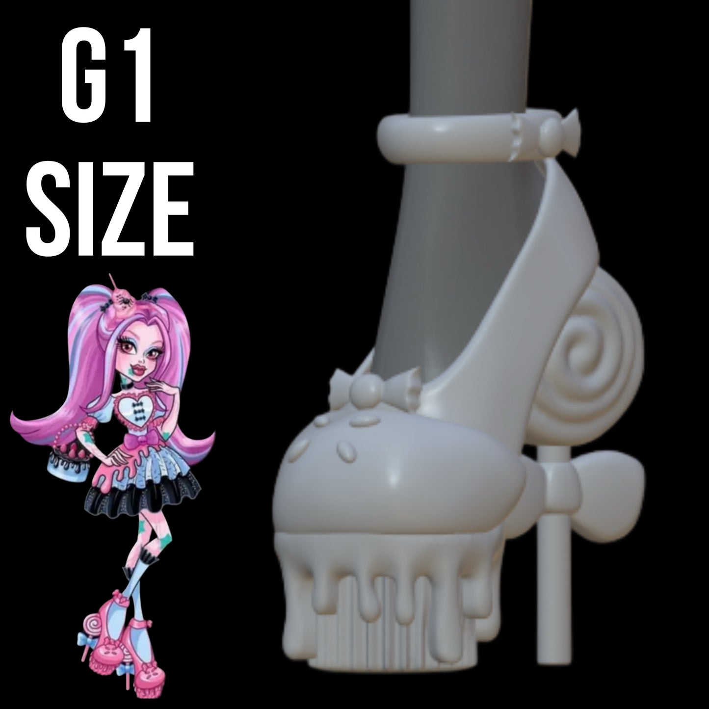 Sweet Screams Inspired Lollipop Shoes - G1 Size