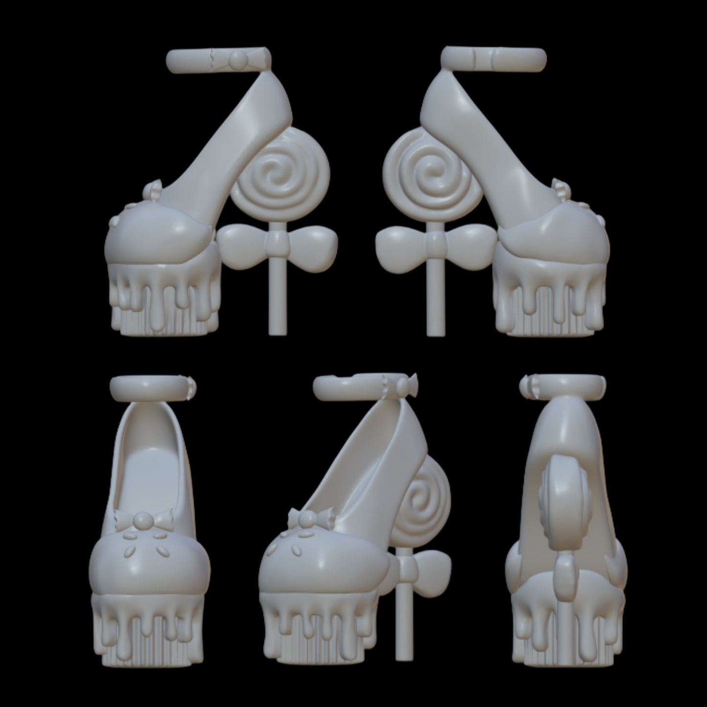 Sweet Screams Inspired Lollipop Shoes - G1 Size