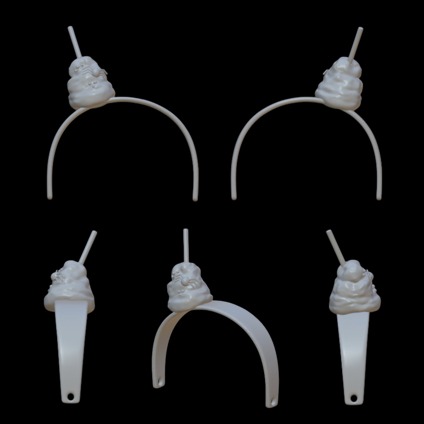 Sweet Screams Inspired Cotton Candy Headband