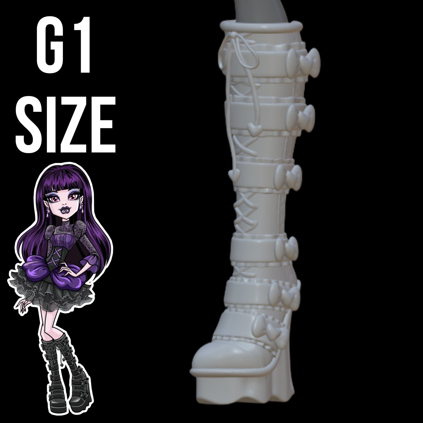 Frights Camera Action Elissabat Boots - G1 Size