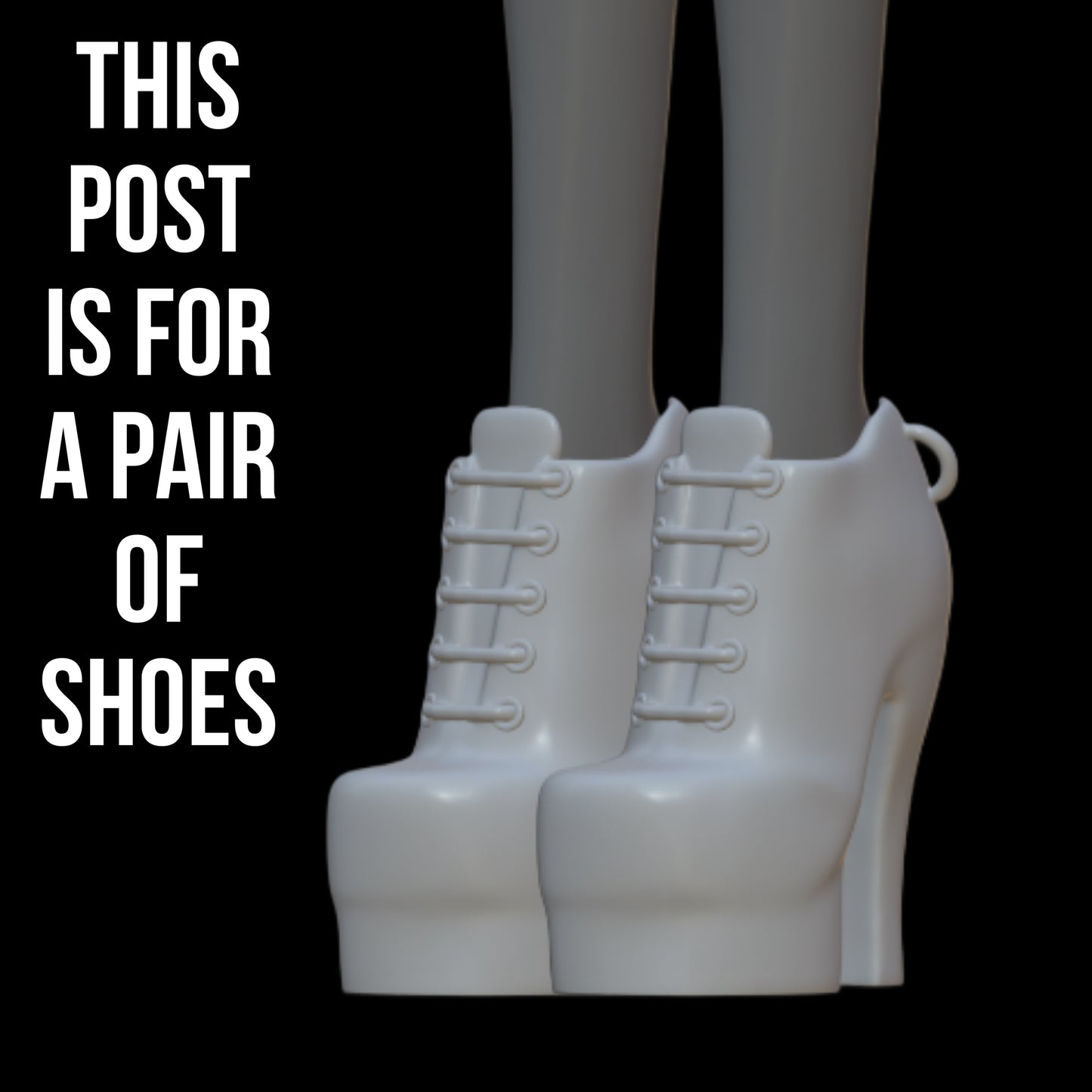 Goth Inspired Chain Shoes - G1 Size