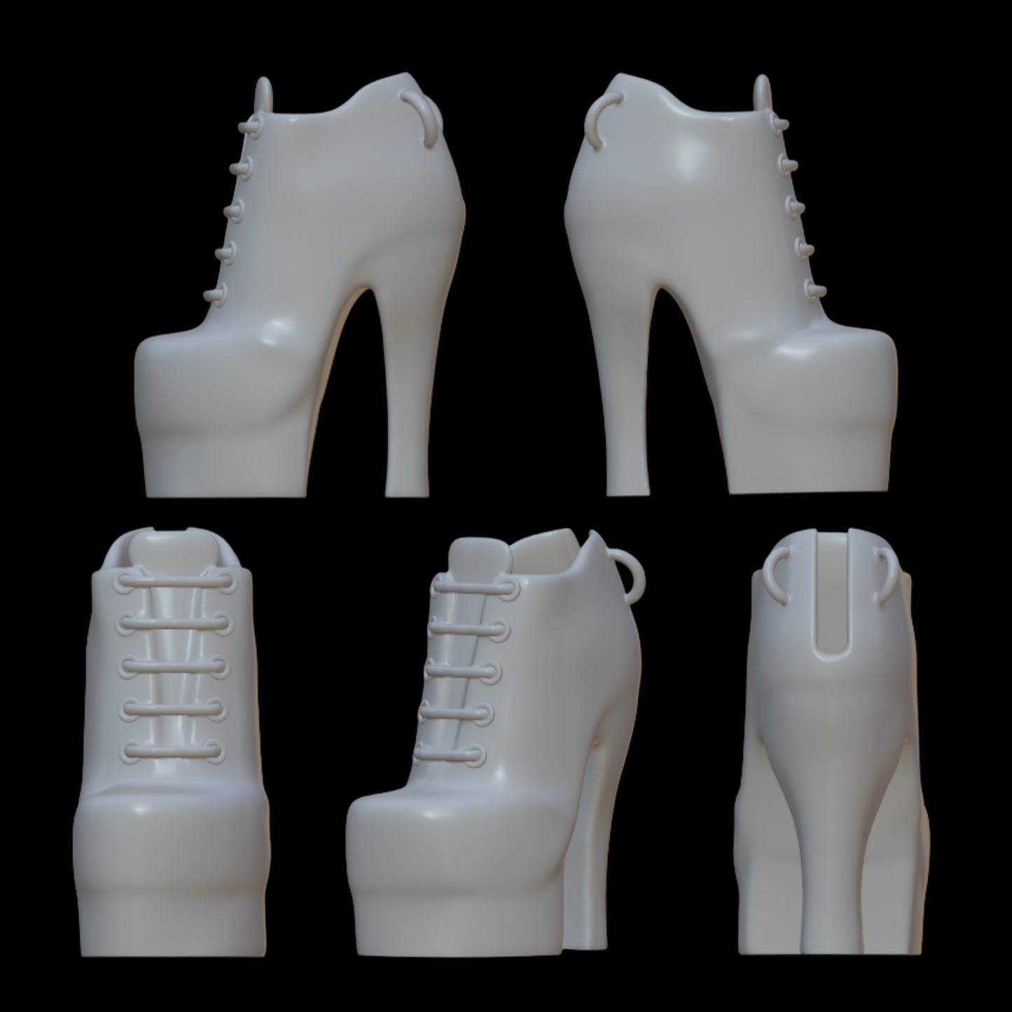 Goth Inspired Chain Shoes - G1 Size