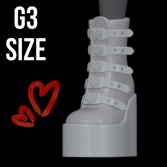 Heart Demonia Boots - G3 Size