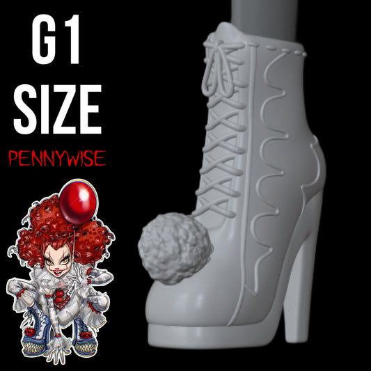 Skullector Pennywise Inspired Clown Shoes - G1 Size