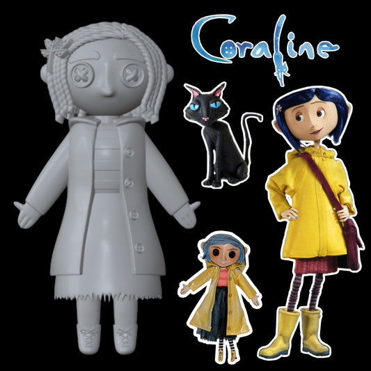 Skullector Inspired Coraline Mini Me Doll